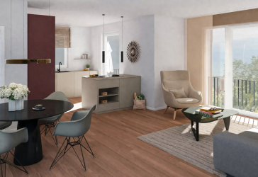Neu: Helle 3-Zimmer Attika Wohnung mit großer Dachterrasse in Freiburg