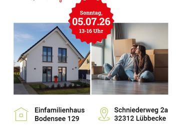 Rohbaubesichtigung am 12.07.2026 von 13:00 bis 16:00 Uhr