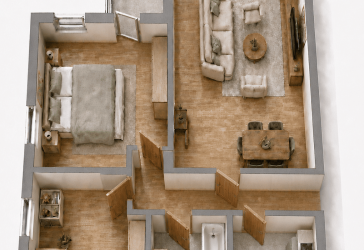 Gepflegte 3-Zimmer-Wohnung mit Balkon
