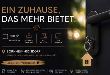 ca. 100 m² | 3–4 Zimmer | privater Garten & XXL-Balkon
