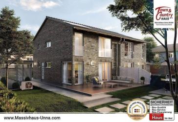 Zwei Familien ein Grundstück - Bauen mit Freunden - zwei DHH je 136m² Haus Massivhaus