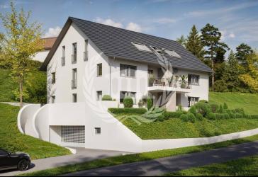 WE1: Familienglück mit Garten - 3 Zimmer | KfW40 QNG | Aufzug