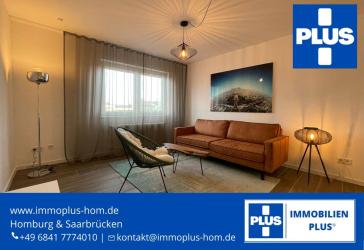 HOMBURG-CITY; VON EINEM INNENARCHITEKTEN VOLL MÖBLIERTE UND MODERNE 3 ZKB WOHNUNG