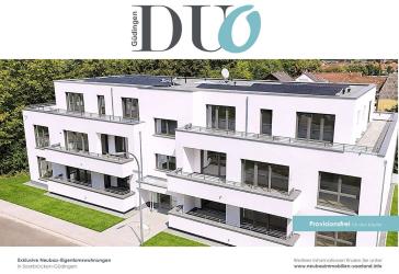 **** DUO Saarbrücken-Güdingen **** Energieeffiziente und bezugsfertige Neubau-Eigentumswohungen