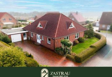 Gepflegter Bungalow in Ostfriesland mit Garage und Garten