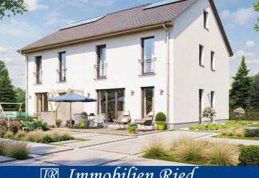 Moderne und große Doppelhaushälfte (Neubau) in ruhiger und grüner Lage in Hallbergmoos bei Freising