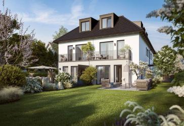 Effizienzhaus 55/KfW 55 - Nachhaltiges Stadthaus mit West-Ausrichtung in Aubing (H1)