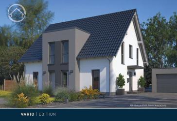 Modernes Familienhaus mit großzügigem Raumkonzept, individuell geplant mit Geothermie