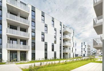 Sonnenhöfe - clever geschnittene Neubauwohnung mit Einbauküche