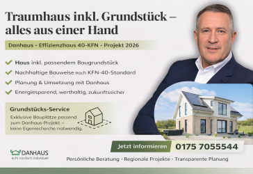 Schlüsselfertiges Haus mit Keller am Hang zum Verkauf!