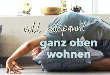 3-Zimmer-Wohnung mit Balkon - ganz oben, wo der Paketbote keucht