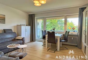 Renovierte 3-Zimmer-Wohnung mit großem Balkon und vielen Extras in Duhnen