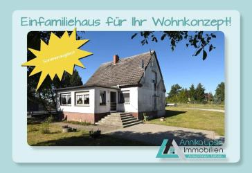 Sommerangebot - Uckermark - Einfamilienhaus für eigene Wohngestaltung in Gerswalde