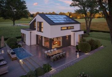 Modernes Wohnen auf 146 m2. Technikfertig mit Wärmepumpe. Preis inklusive Grundstück!