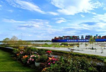 Provisionsfrei* Elbe bei Hamburg, moderne Terrassenwohnung, am Wasser, Elbblick,