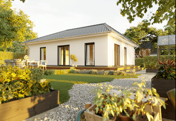 Neubau-Bungalow in Bocket: Modernes Wohnen auf einer Ebene