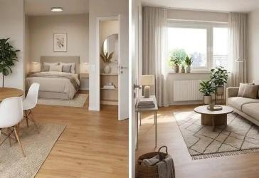 Provisonsfreie 1,5-Zimmer-Wohnung mit PKW Stellpl.Loggia, EBK in Garbsen – nur 800 m zum Uni-Campus!