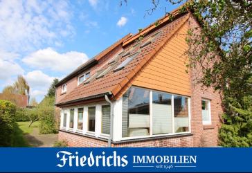 Attr. Einfamilienhaus m. Wintergarten, Carport u. Garten in zentrumsnaher Sackgassenlage in Edewecht