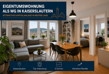 Provisionsfrei / Kapitalanlage in Kaiserslautern - Sofort Cashflow + massive Steuervorteile nutzen