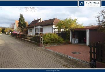 Fertighaus-Bungalow auf Erbpacht-Grundstück in Evessen unweit der Obstanbau-Plantagen