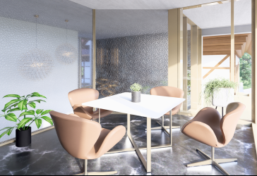 3 Zimmer Wohnung mit Terrasse und großem Gartenanteil