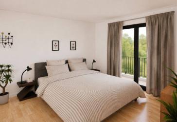 Neubau: 2-ZIMMER: Eigentumswohnung in einem KFW-55-Effizenzhaus mit Wärmepumpe und Photovoltaik in Basdorf