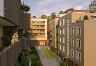 Barrierefreie 4-Zimmer-Wohnung mit ca. 106 m² samt Badewanne, Dusche und Gäste-WC, Garten und Terrasse