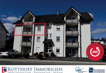 Erstbezug nach Renovierung - 3 Zimmer mit Stellplatz und Balkon in ruhiger Wohnlage