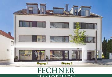 Attraktive Gewerbeflächen in gut frequentierter Lage im Zentrum Manchings - drei Carport-Stellplätze