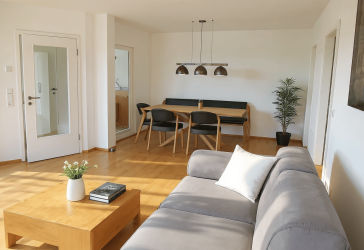 4-Zimmer-Wohnung mit Balkon und Fußbodenheizung in Augsburg