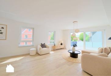 Großzügige 4-Zimmer-Wohnung mit Dachterrasse: modernes Leben in der Stadtmitte!