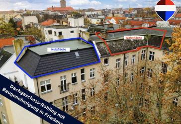 Dachgeschoss-Rohling mit Baugenehmigung in Friedenau - Verkauf im Angebotsverfahren