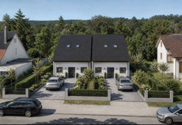 Zwei Neubau Doppelhaushälften in Wohngemeinschaft - Exclusiver Bauplatz in Top Lage