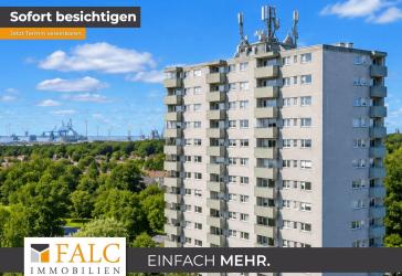 Über den Dächern von Bremerhaven - 3 Zimmer mit traumhaftem Ausblick