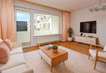 Helle 3-Zimmer-Wohnung mit Süd-West-Balkon und Tiefgarage