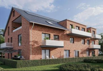 PROVISIONSFREI! Top-Lage! 3-Zimmer-Neubau-Wohnung mit Balkon und Tiefgaragenstellplatz in Halstenbek