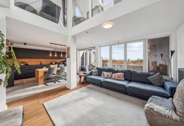 Exklusive Penthouse-Maisonette mit Dachterrasse & privater Sauna