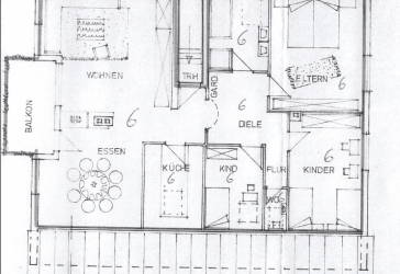 Großzügige Dachgeschoßwohnung mit Balkon