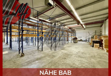 Gewerbeobjekt mit Lagerflächen (2.550 m²) zu vermieten