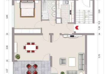 Attraktive 3-Zimmer-Wohnung mit EBK in sehr guter Lage mit idyllischem Stadtgarten