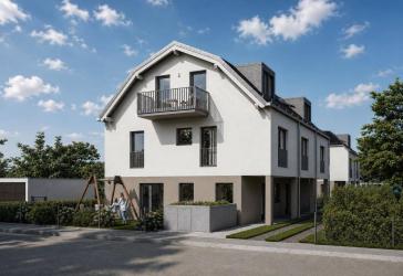Familienfreundlich wohnen: Grundstück für ein modernes Reihenendhaus in Waldtrudering