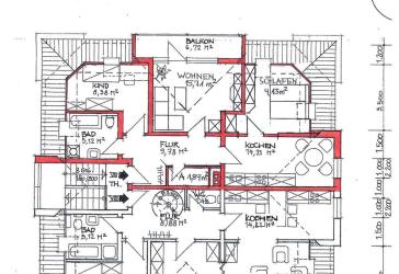3- Raum - Wohnung mit Balkon in traumhaft ruhiger und grüner Lage