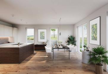 Klimafreundlicher Neubau: Reihenmittelhaus mit Wärmepumpe, PV- Anlage und Fördermöglichkeit