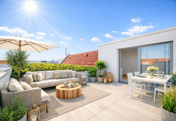 Freiraum über dem Rüdesheimer Platz: Dachneubau mit Rooftop-Terrasse