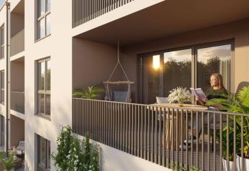 Freundliche Ostwohnung mit Morgensonne in LEVANA