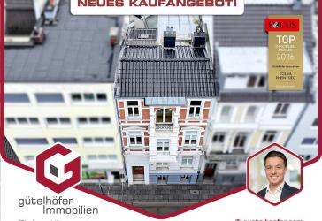 Stilvolles Gründerzeithaus mit 341m² Wohnfläche verteilt auf drei Wohneinheiten im Bonner Zentrum