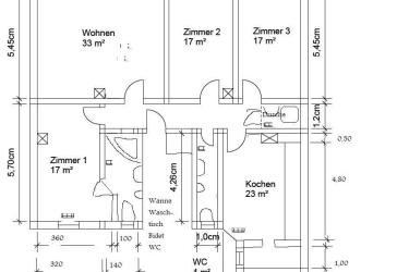 4-Zimmer-Wohnung in Mannheim direkt am Neckar