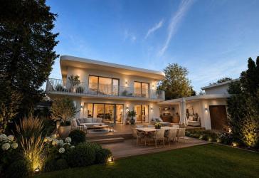 Provisionsfrei: renovierungsbedürftiges Architektenhaus auf großem Grundstück in ruhiger Lage