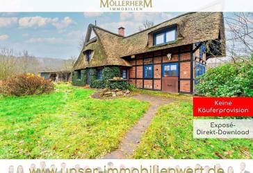 Ein Stück Geschichte im Grünen: Reetdach-Bauernhaus mit Charme und Raum zur Entfaltung