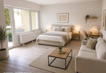 1-Zimmer-Wohnung mit Loggia & Garage - provisionsfrei